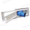 PRE222V - Spina CEE basculante ad incasso parete