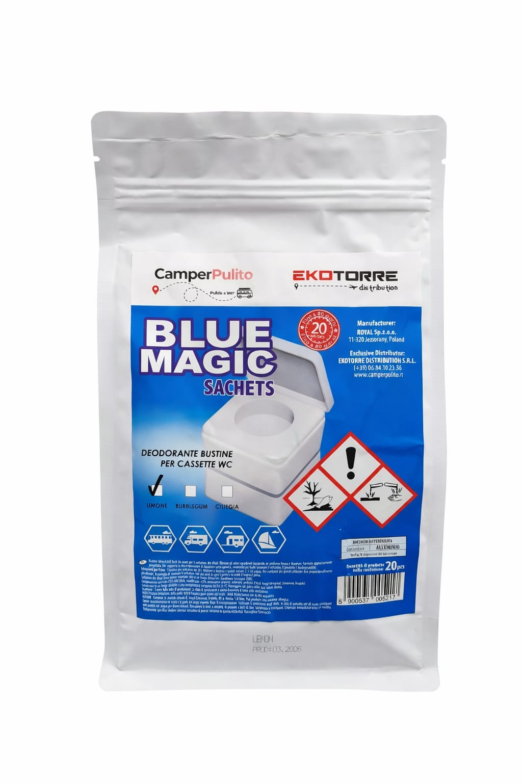 Blue Magic Sachets Bubble Gum