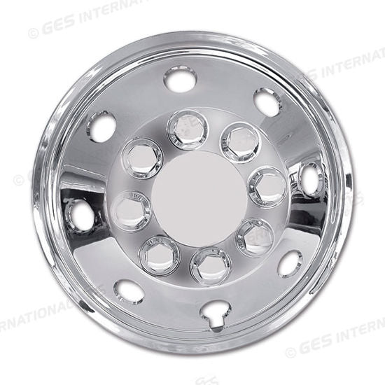 Kit 4 copricerchi convessi cromo • 15"