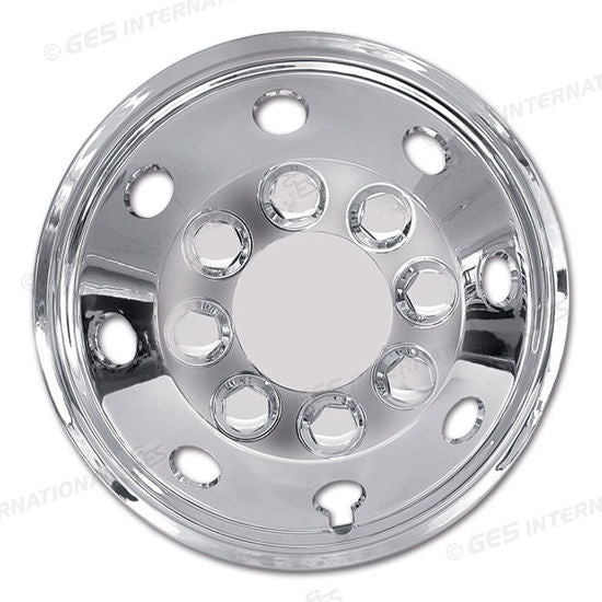 Kit 4 copricerchi convessi cromo • 16"