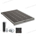 Kit pannello monocristallino • 140 W • regolatore 1 batteria