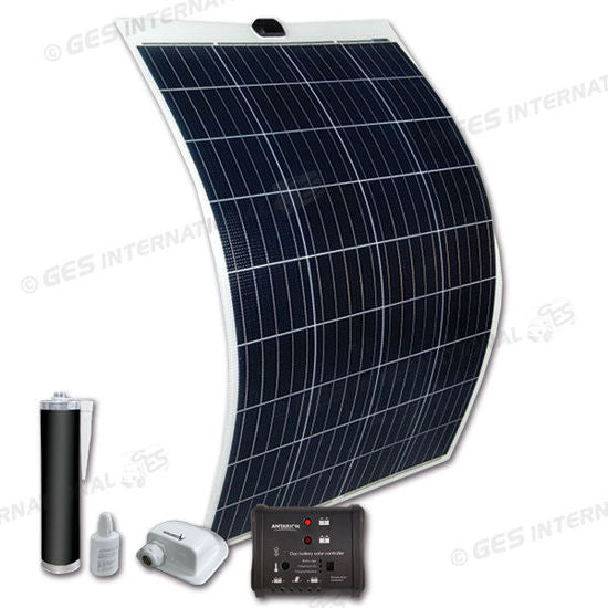 Kit pannello flessibile • 150 W • con regolatore