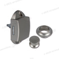 Kit Push-Lock • pulsante e rosetta • nichelato