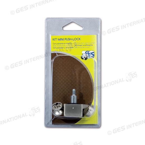 Kit mini Push-lock • nichelato • blister