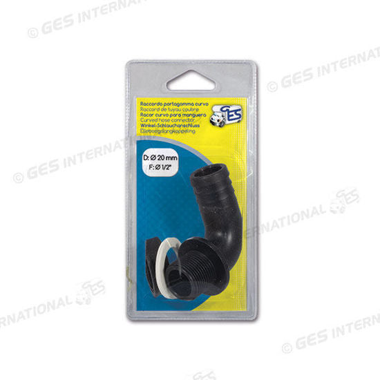 Kit raccordo curvo maschio • F 1/2" • D Ø 20 mm • blister