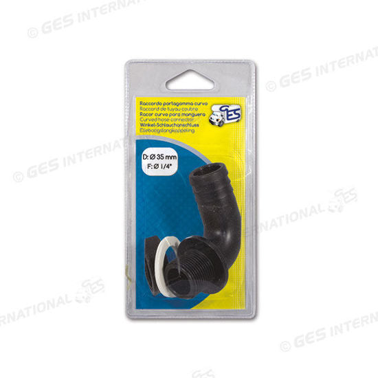 Kit raccordo curvo maschio • F 1"1/4 • D Ø 35 mm • blister