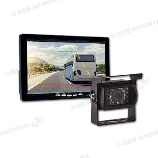 Kit retrocamera nera con IR • monitor 7"