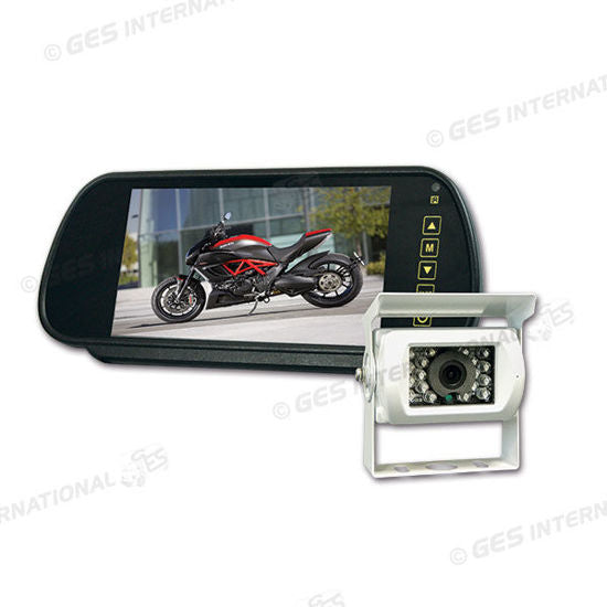 Kit retrocamera singola con monitor specchio