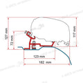 Kit staffe F80S per Ducato/Jumper/Boxer '06