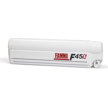 Veranda Da Parete Fiamma F45s 450 Polar White Con Telo Royal Grey - 06280g01r