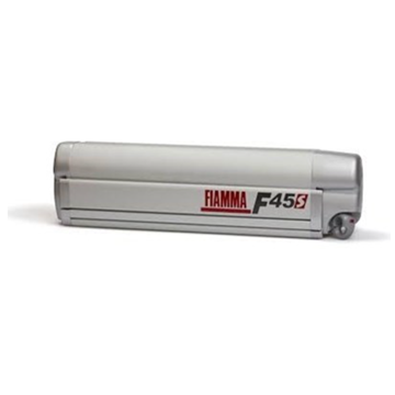 Veranda Da Parete Fiamma F45s 400 Titanium Con Telo Royal Grey - 06290c01r
